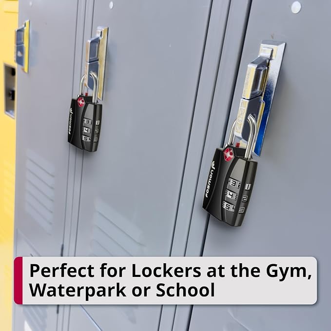 Fosmon TSA Approved Locks for Luggage. Suitcase Locks - Image 7
