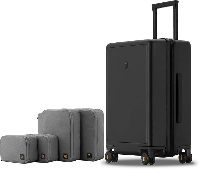 LEVEL8 Elegance Carry-on Suitcase, 20 Inch Carry on Luggage, Hardside Large by LEVEL8