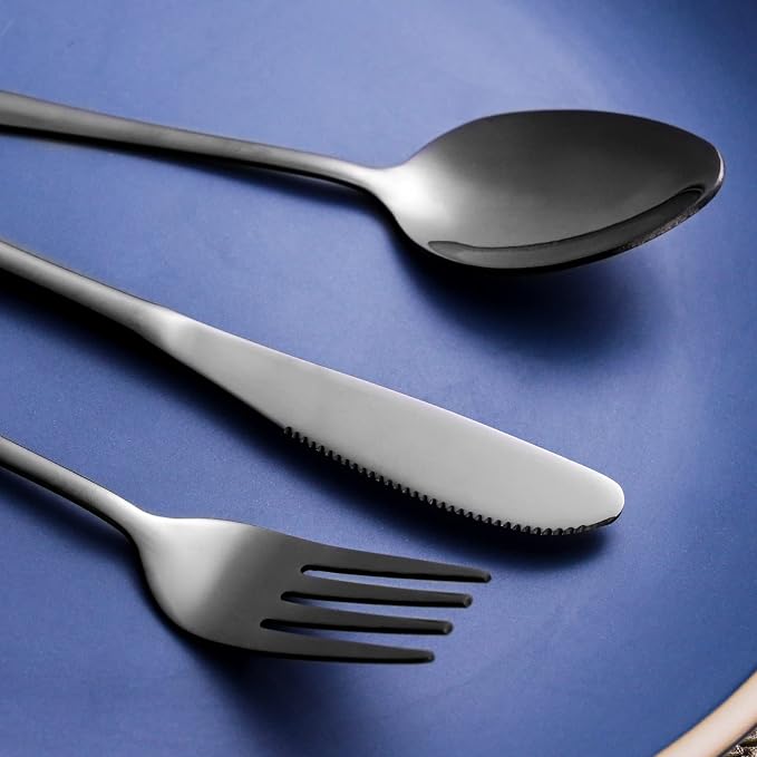 Portable Utensils Set with Case, Lunch Box Includ Fork Spoon Knife, Dishwasher - Image 3