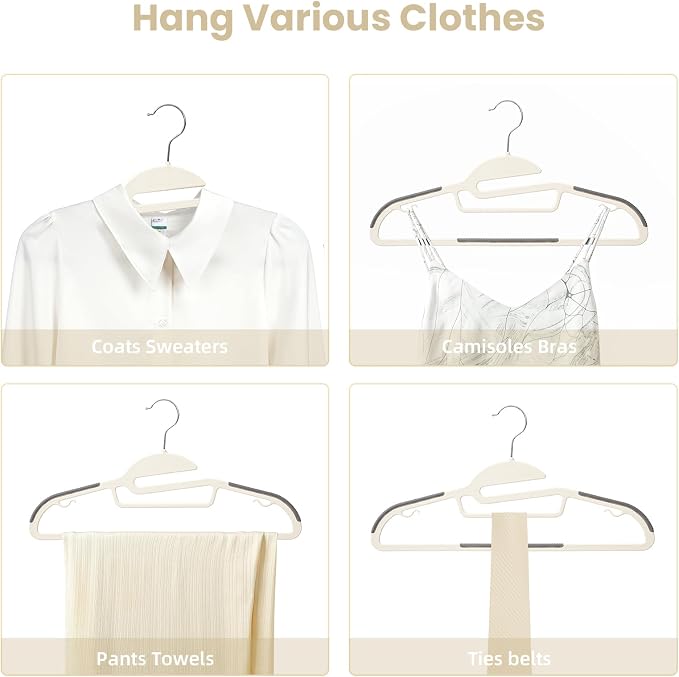 BAGAIL Plastic Hangers 50 Pack - Image 5