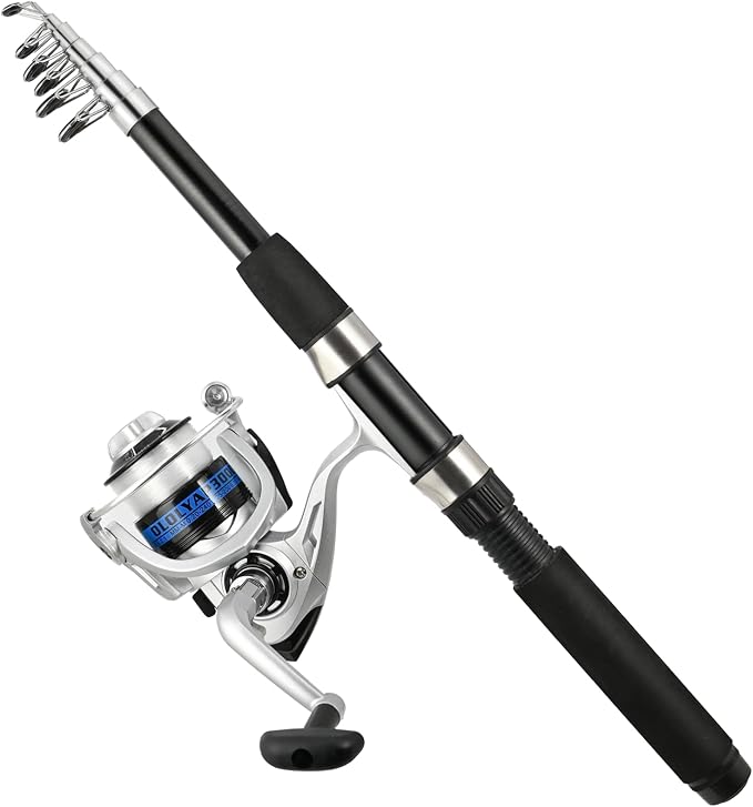 Fishing Pole Combo Set 6.9ft 2PCS Telescopic Fishing Rod and Reel Combo - Image 2