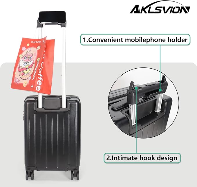 18-inch Carry-on Boarding Luggage: Equipped - Image 6