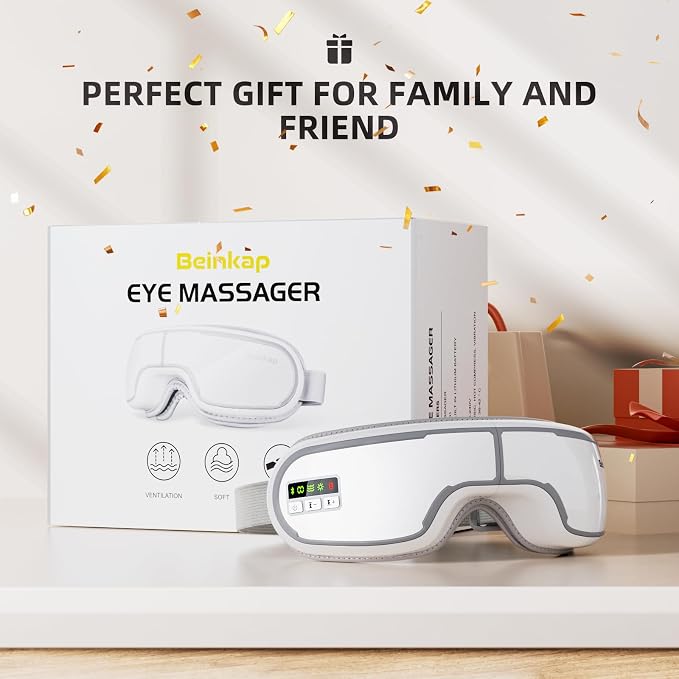 Eye Massager with Heat, Compression, Adjustable Sleep Mask Massage Holiday - Image 6