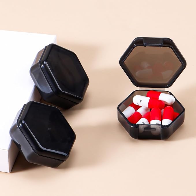 Small Pill Case Travel Pill Box Cute Pill Organizer - Image 5