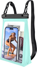 Large Waterproof Phone Pouch, Cell Phone Dry Bag by PEDVSTY