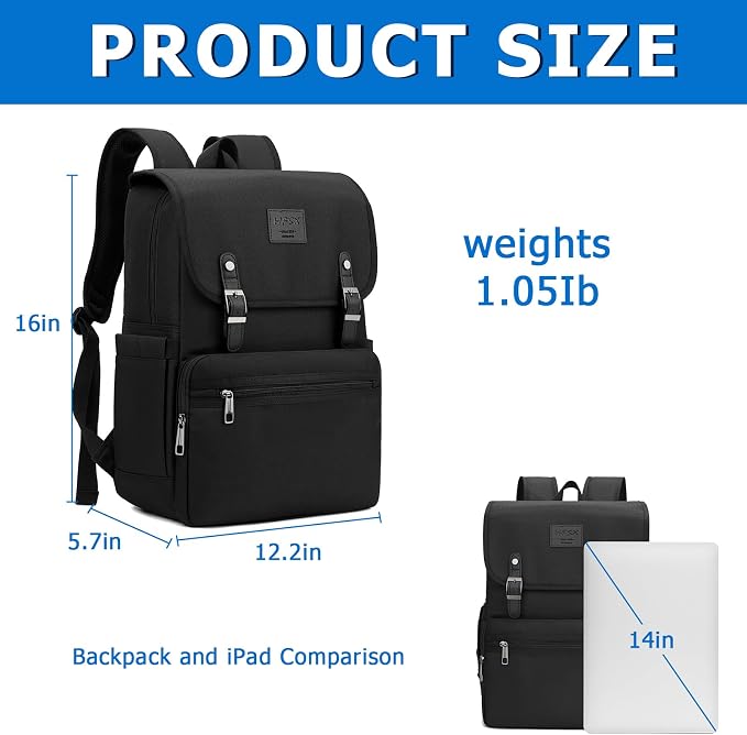 HFSX Vintage College Laptop Backpack - Image 3