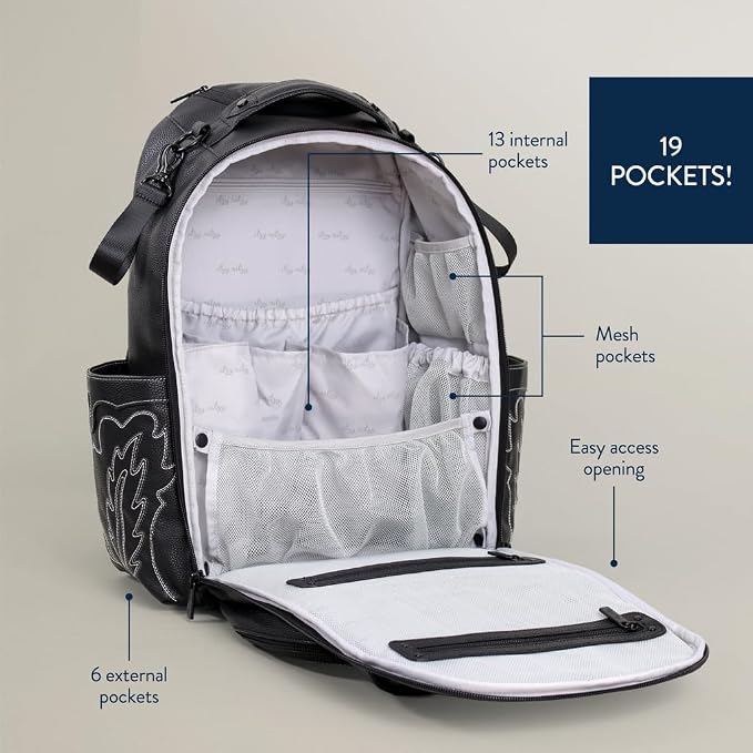 Itzy Ritzy Large Capacity Boss Plus Baby Backpack Diaper Bag Featuring 19 - Image 5