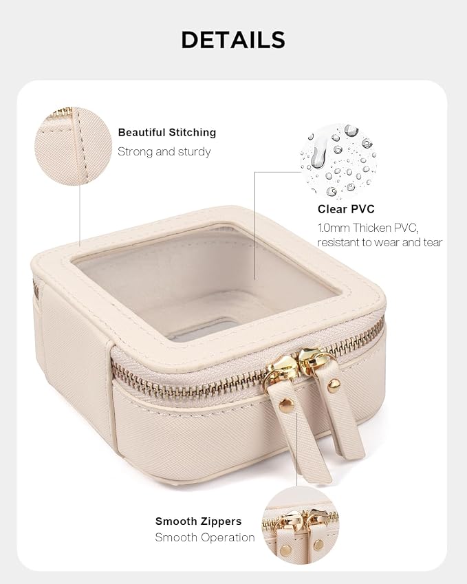 LETGO Clear Makeup Bags Small, Small Clear Makeup Bag - Image 3