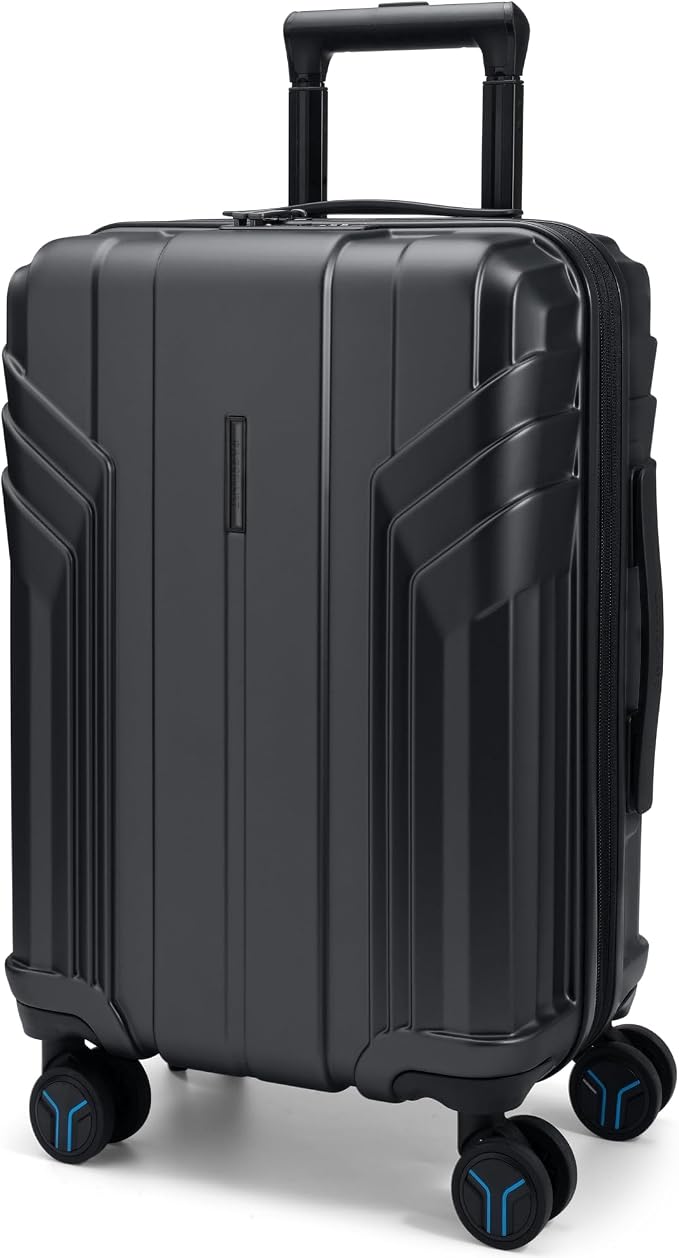 BAGSMART Expandable Carry On Luggage 22x14x9 Airline Approved, 1OO% PC by BAGSMART