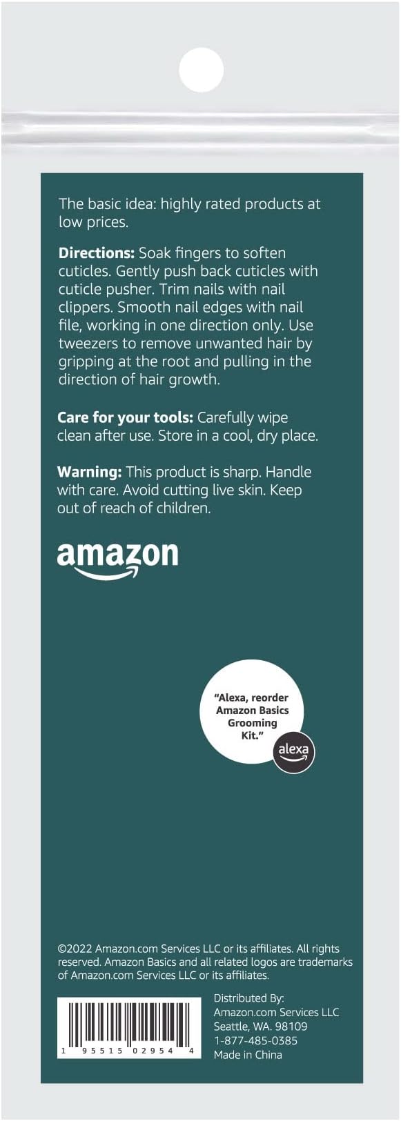 Amazon Basics 5-Piece Basic Grooming Kit - Image 2