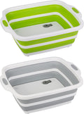 2 Pack Collapsible Cutting Board, Foldable Dish Tub by Tiawudi