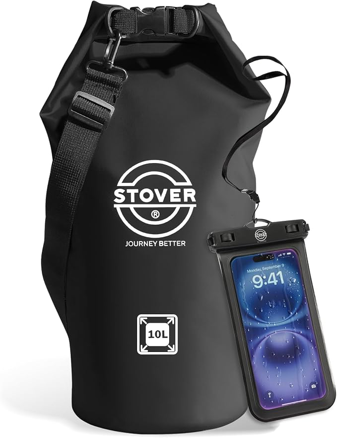 STOVER 5/10/25/30/40/55L Waterproof Backpack- Floating Dry Bag by STOVER