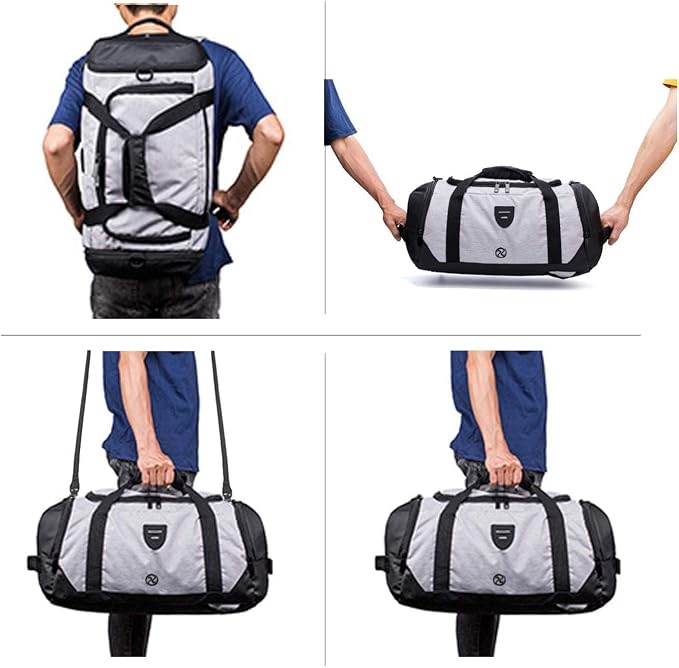 Gym Duffle Bag Backpack Waterproof Sports Duffel Bags Travel Weekender Bag - Image 7
