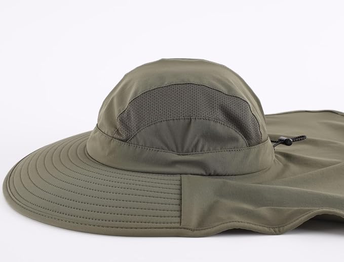 Home Prefer UPF 50+ Sun Hats for Men Women Wide Brim Fishing Hat - Image 6