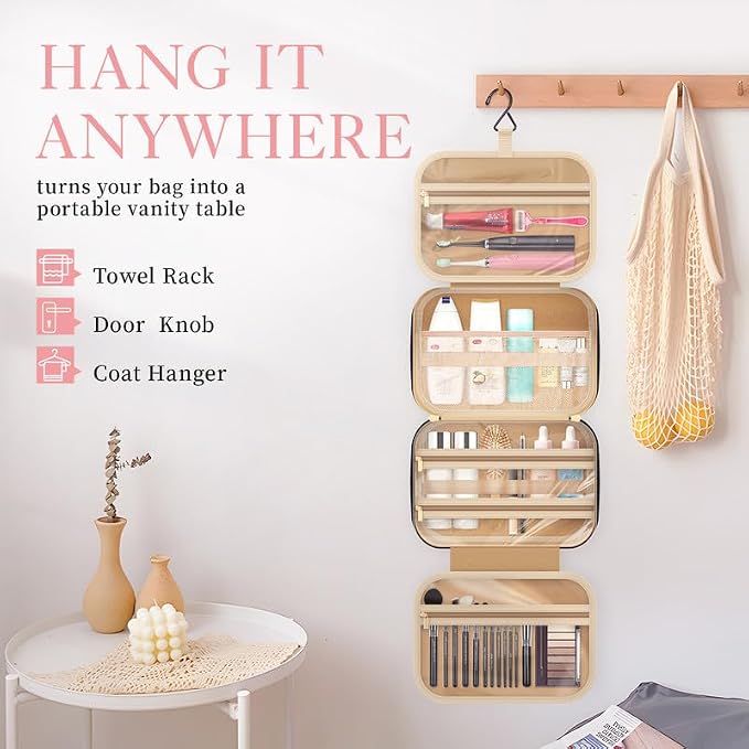 HOTOR Travel Toiletry Bag w/Hanging Hook - Image 5