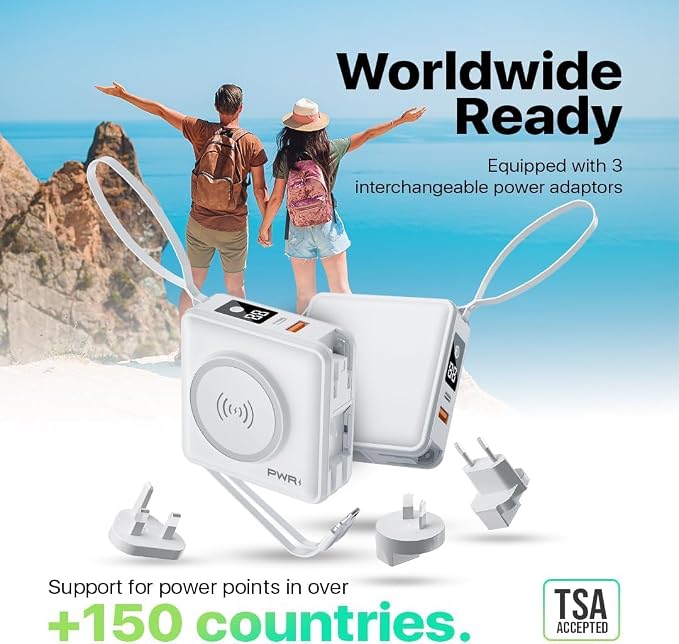 PWR Travel PRO 5-in-1 Power Bank – 10, 000mAh - Image 6