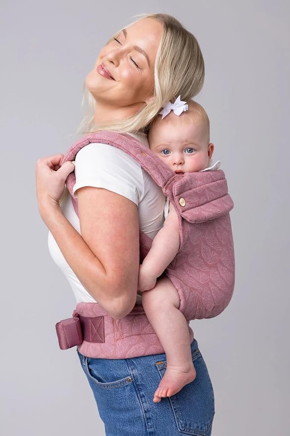 Mabē Monarch Ergonomic Baby Carrier – Premium Cotton Soft Structured Newborn to - Image 4