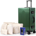 All Aluminum Carry On Luggage，Cut from Whole Aluminum Sheet，22x14x9 Airline by KANGSHILU
