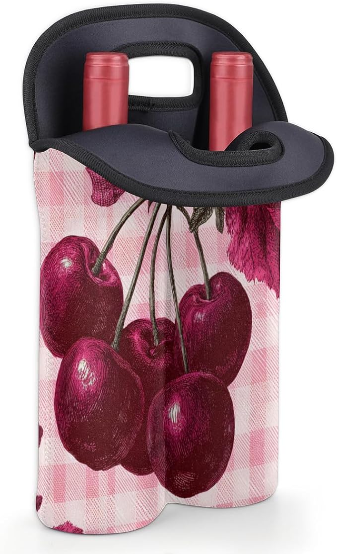 Neoprene Wine Tote, Bottle Carrier Gag Insulating Neoprene Thicker, Insulated - Image 4