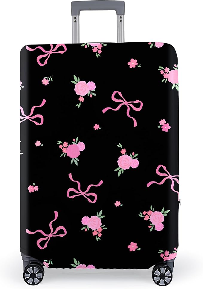 Pink Dino Suitcase Luggage Cover, Thick Suitcase Cover by PinkDino