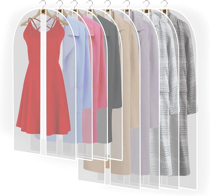 Pwsap 8Pack Breathable Clothes Covers by Pwsap