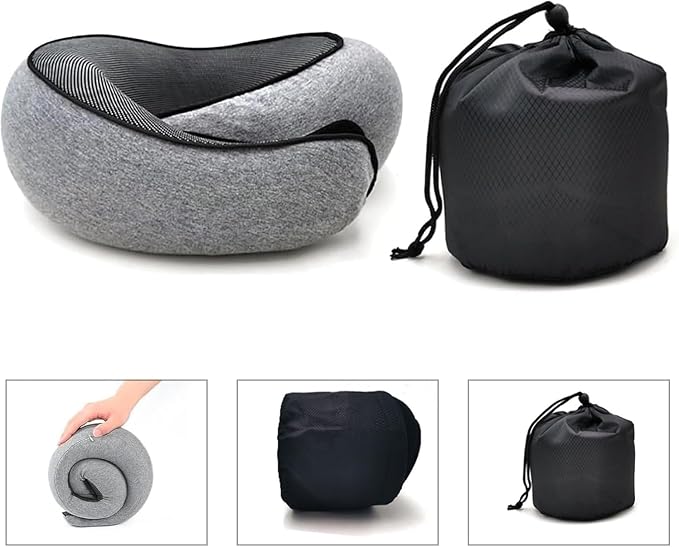RURING Travel Pillows for Airplanes, Travel Neck Pillow Travel Pillow, Neck - Image 6
