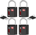 TSA Approved Luggage Locks, Ultra-Secure Dimple Key Travel Locks by Forge