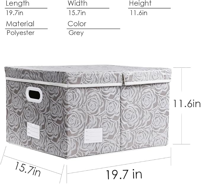 PRANDOM Extra Large Collapsible Storage Boxes - Image 4