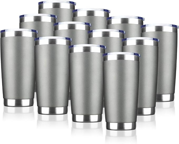 20oz Tumbler Bulk Stainless Steel Vacuum Insulated Tumblers by VisittheEcoMozz