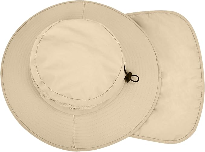 Sun Hats for Men Women, UPF50+ Protection Safari Hat, Wide Brim Fishing Hat - Image 4