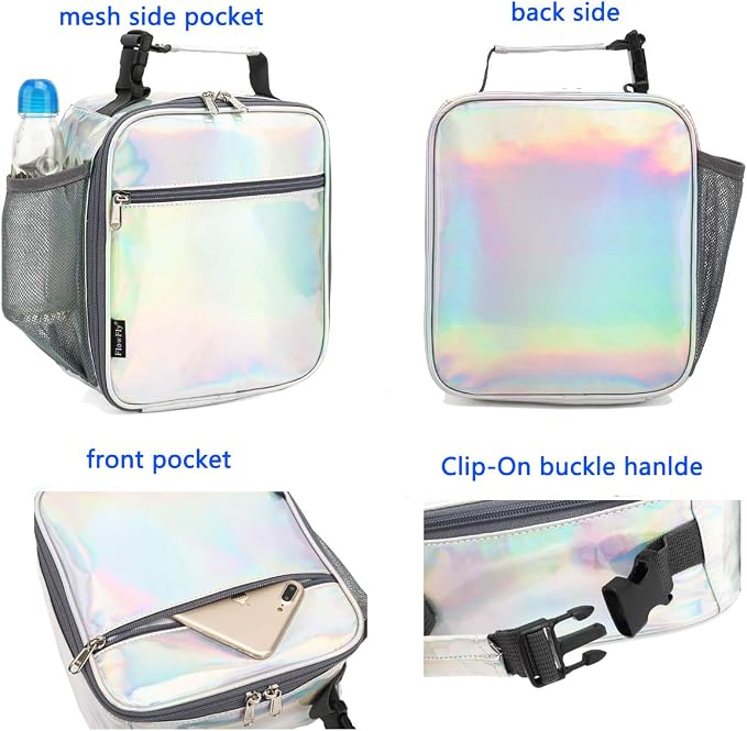 FlowFly Kids Lunch box Insulated Soft Bag Mini Cooler Back to School Thermal - Image 4