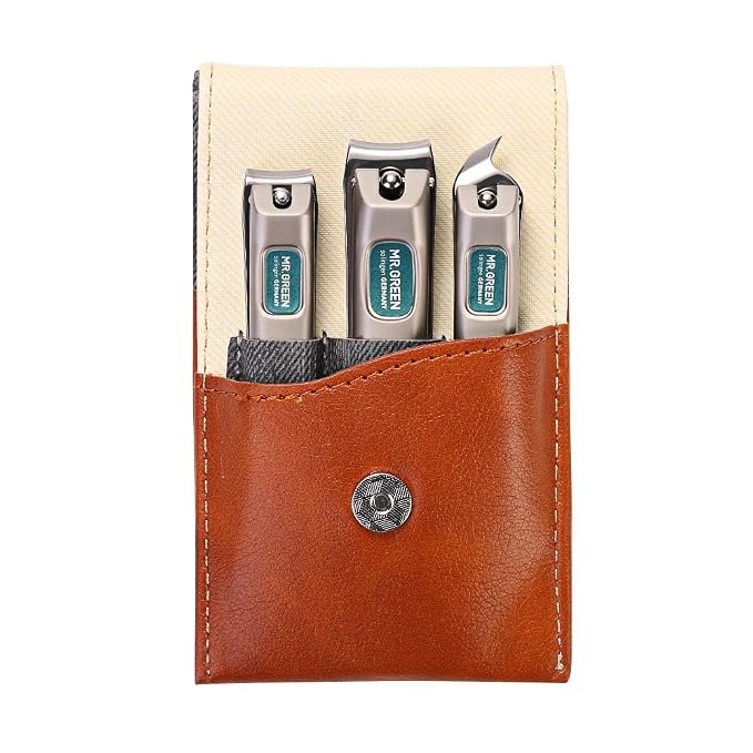 MR.GREEN 3 pcs Nail Clippers Set Stainless Steel Nail Clippers & Slant EDG by MRGREEN