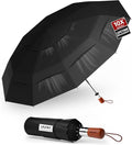3T Wind Armor Travel Umbrella Compact Easy Auto Open Close Folding Umbrellas by LFLFWY