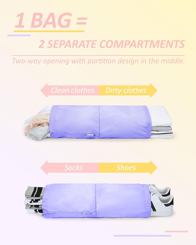 BAGSMART 6 Set Compression Packing Cubes - Image 4