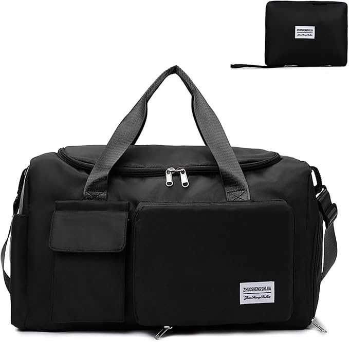 Multipurpose 20L Foldable Duffel Bag Gym Yoga Bag Carry-On Shopping Sack Travel by acdiac