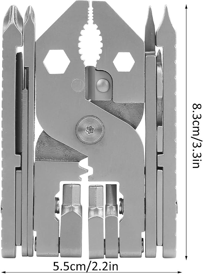 Multitool, Outdoor 25in1 MultiFunctional Pliers Kit Stainless Steel Multitool - Image 5