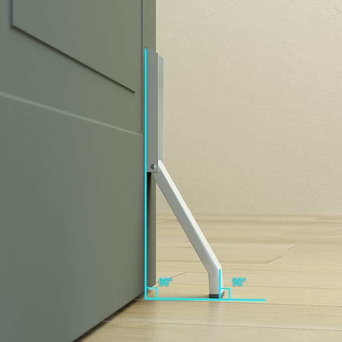 Door Stopper, Door Holder, No Drilling Door Stoppers, Easy Pedal Kick Down Door - Image 4