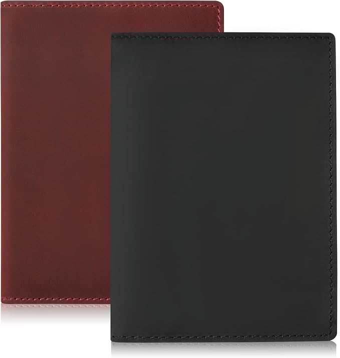 Jack&Chris Leather Passport Holder, Handmade Passport cover, Travel Wallet by JackChris