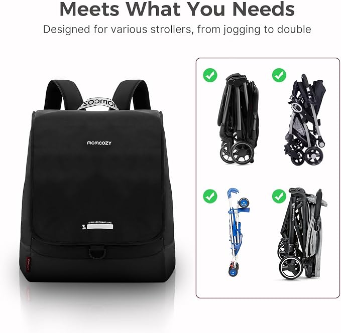 Momcozy Stroller Travel Bag for Airplane | Suit ClickGo Stroller | Compatible - Image 3