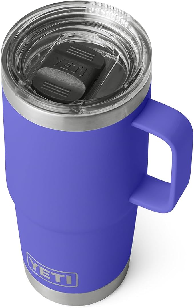 YETI Rambler 20 oz Travel Mug, Stainless Steel, Vacuum Insulated by YETI