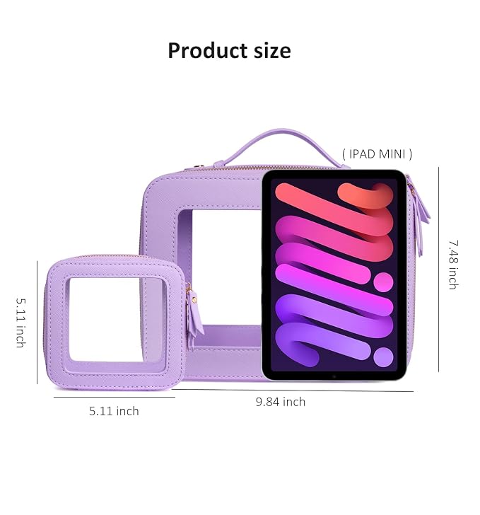 LETGO Clear Makeup Bags Set - Image 2