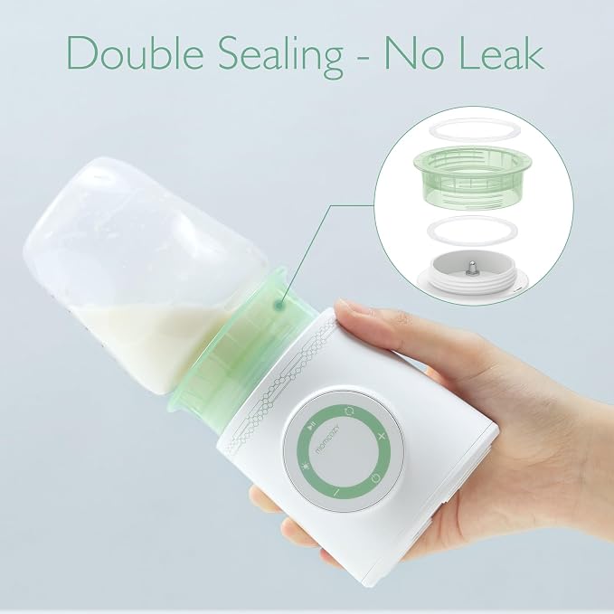Momcozy Portable Bottle Warmer for Travel, Double Leak-Proof Travel Bottle - Image 4