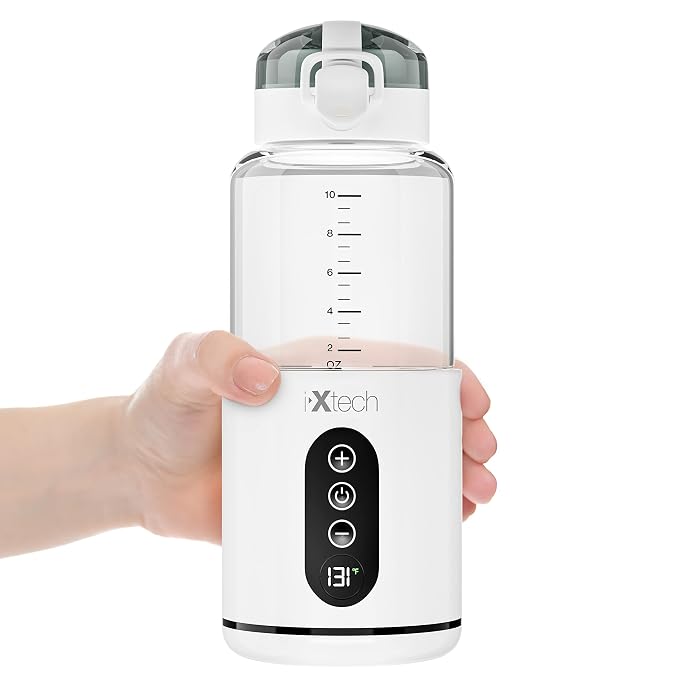 IXTECH Portable Water Warmer for Baby Formula, Milk Warmer for Travel, 10 oz. - Image 2