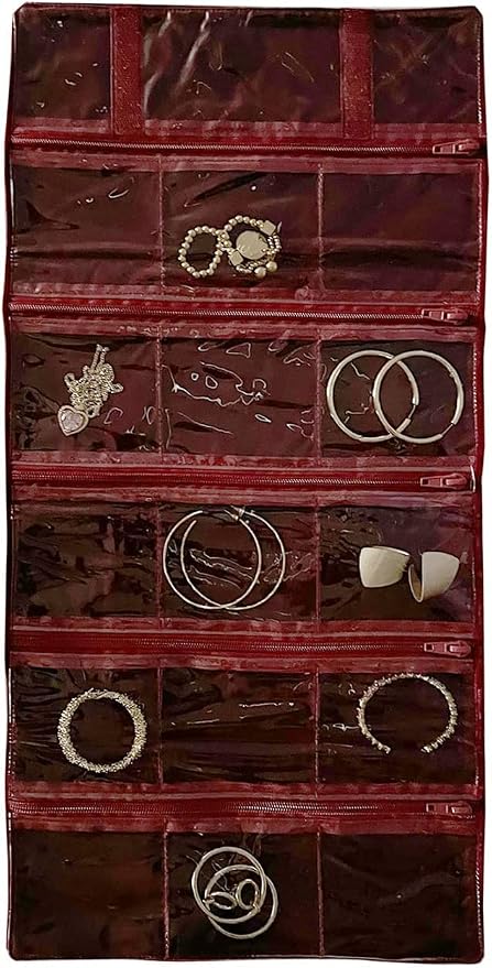 Travel Jewelry Roll Bag Portable Organizer Pouch - Image 2