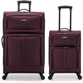 U.S. Traveler Anzio Softside Expandable Spinner Luggage, 2-Piece Set by USTraveler