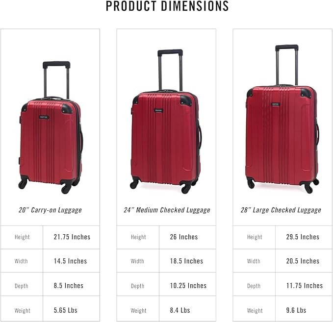 Kenneth Cole REACTION Out of Bounds Lightweight Hardshell 4-Wheel Spinner - Image 7