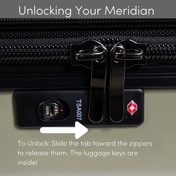 Sherpani Meridian, 22 Inch Carry On Luggage Airline Approved, Rolling Hardside - Image 9