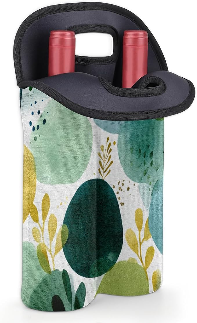 Neoprene Wine Tote, Bottle Carrier Gag Insulating Neoprene Thicker, Insulated - Image 4