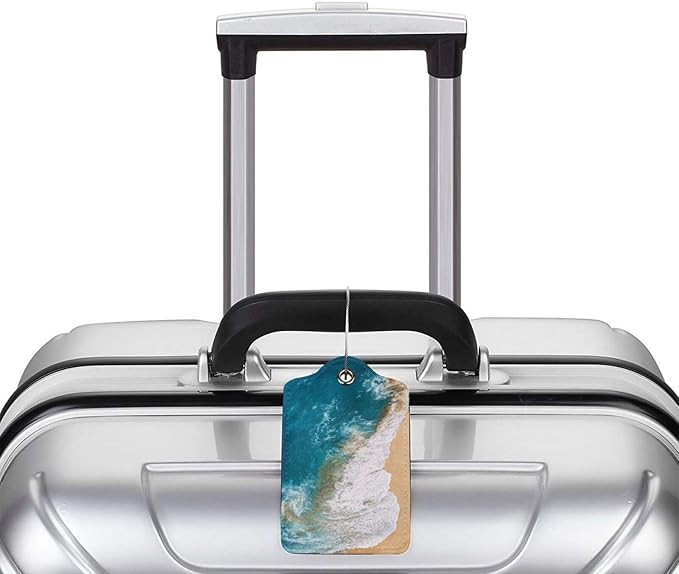 2 Pack Sandy Beach Wave Luggage Tag - Image 5