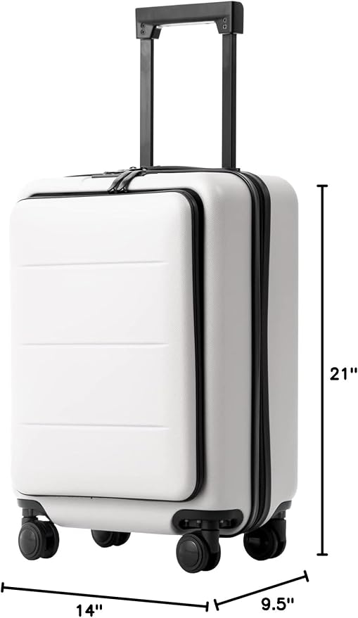 Coolife Carry-On Luggage, 20-inch Lightweight Hardshell, Airline-Certified - Image 8